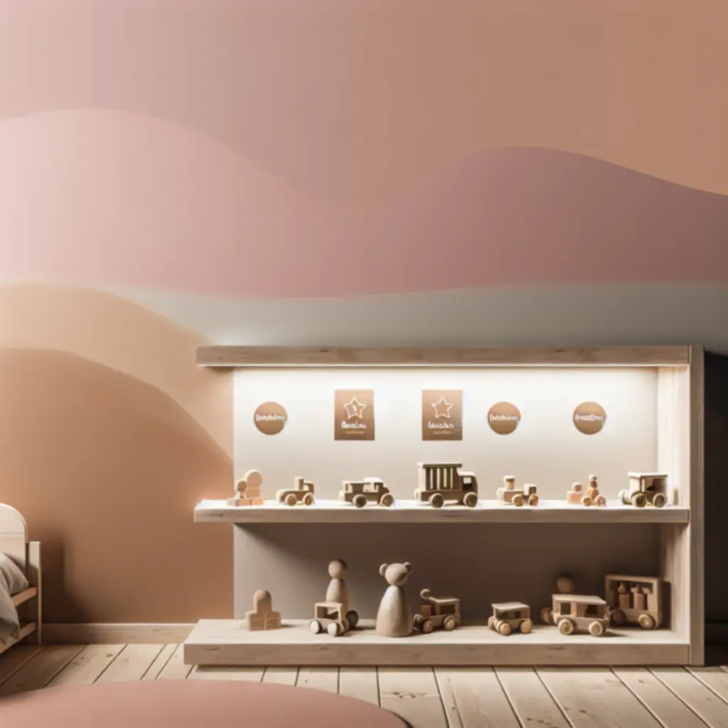 Ekspozycja najchętniej kupowanych drewnianych zabawek EcoPlayToys